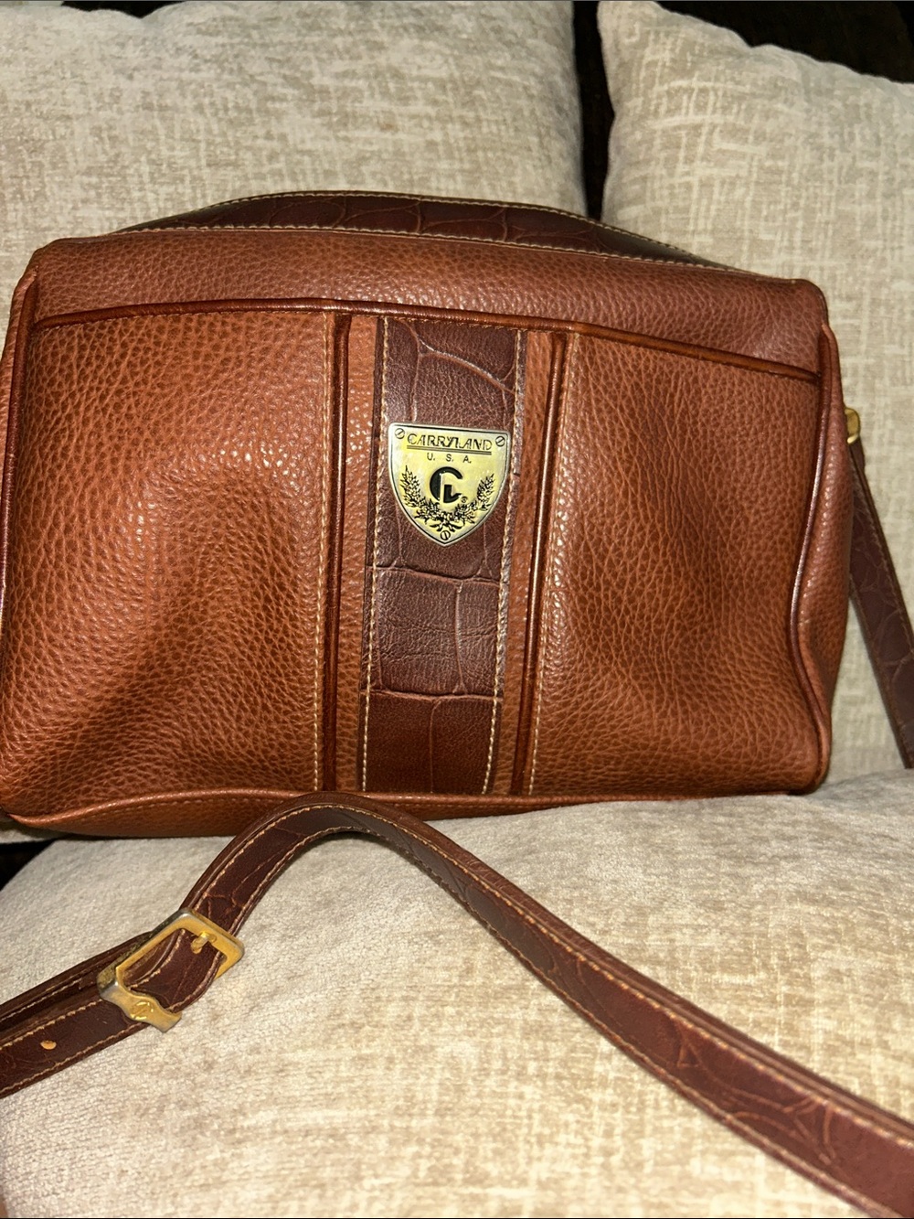 Vintage Carryland Sorrento crossbody bag